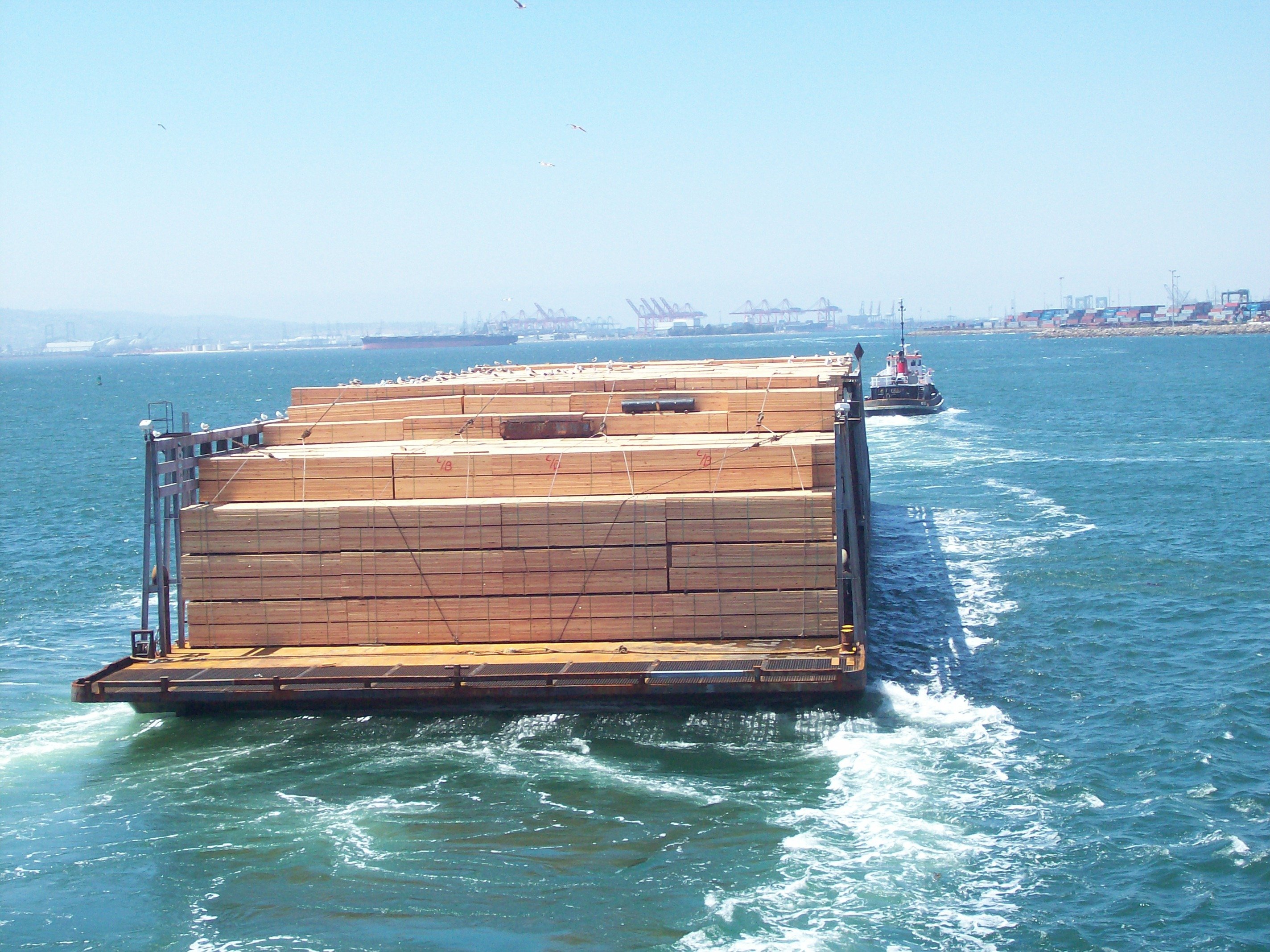 Sause Bros. Lumber Barge Towing